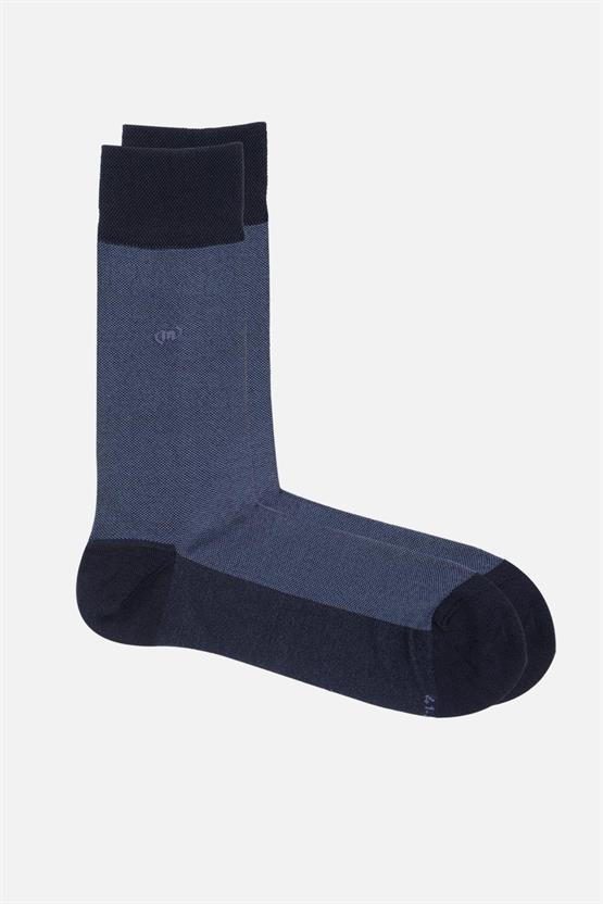 Mısırlı Erkek Merserize Tekli Yazlık Soket Çorap Lacivert