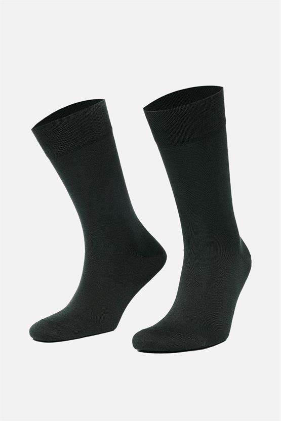 Mısırlı Erkek Merserize Tekli Yazlık Soket Çorap Yeşil