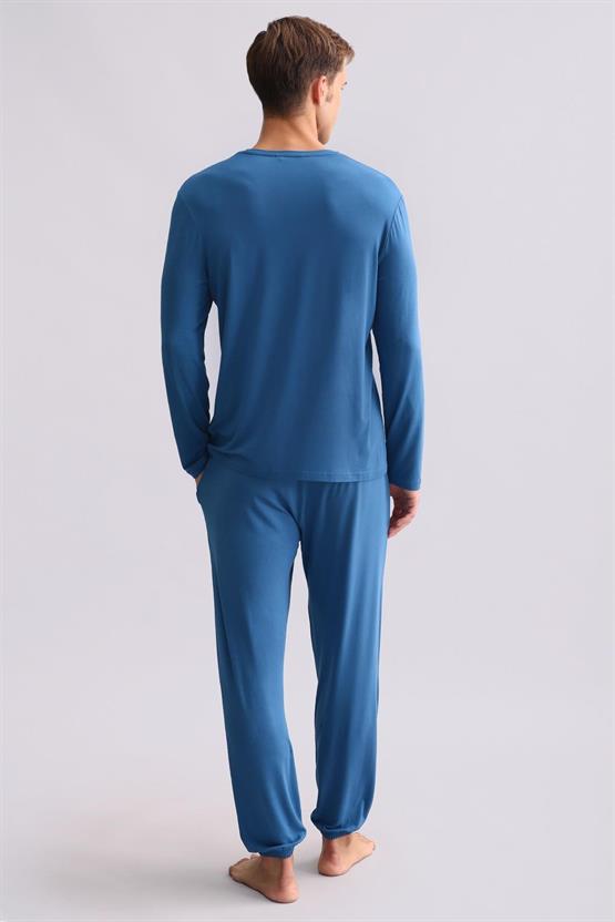 Mısırlı Erkek Modal Sweatshirt Koyu Lacivert