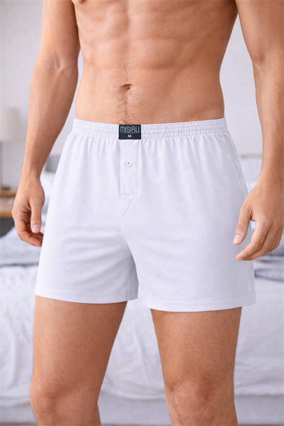 Mısırlı Erkek Pamuklu Ares Şort  Boxer Gri