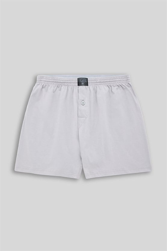 Mısırlı Erkek Pamuklu Ares Şort  Boxer Gri