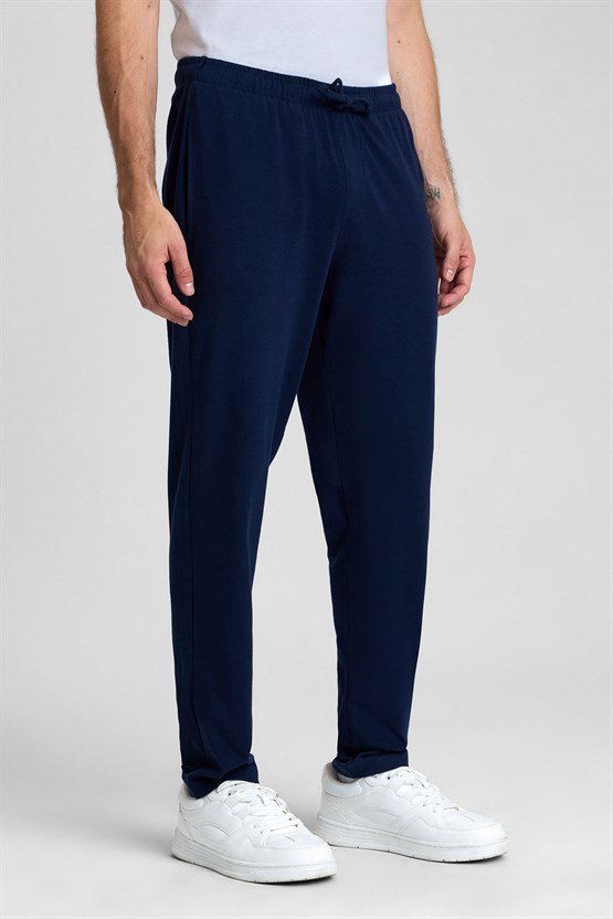 Mısırlı Erkek Pamuklu Beli Lastikli Jogger Lacivert