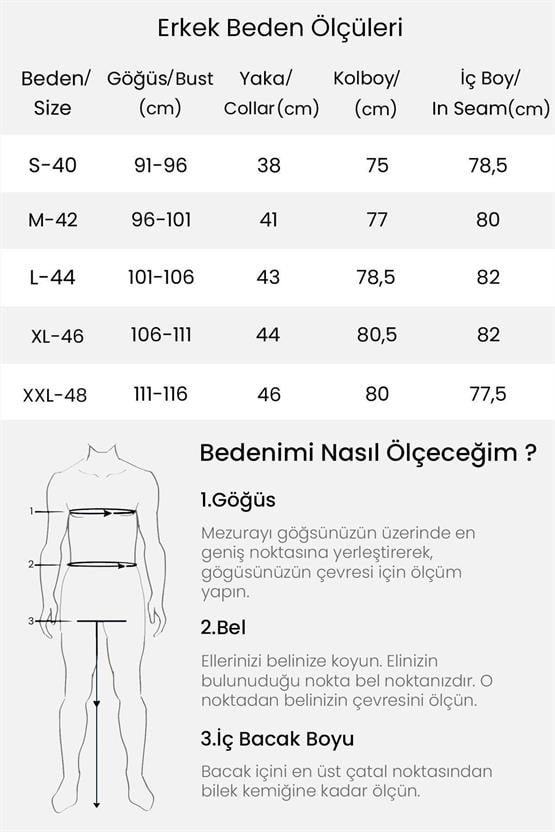 Mısırlı Erkek Pamuklu Uzun Kollu Pijama Takımı Siyah