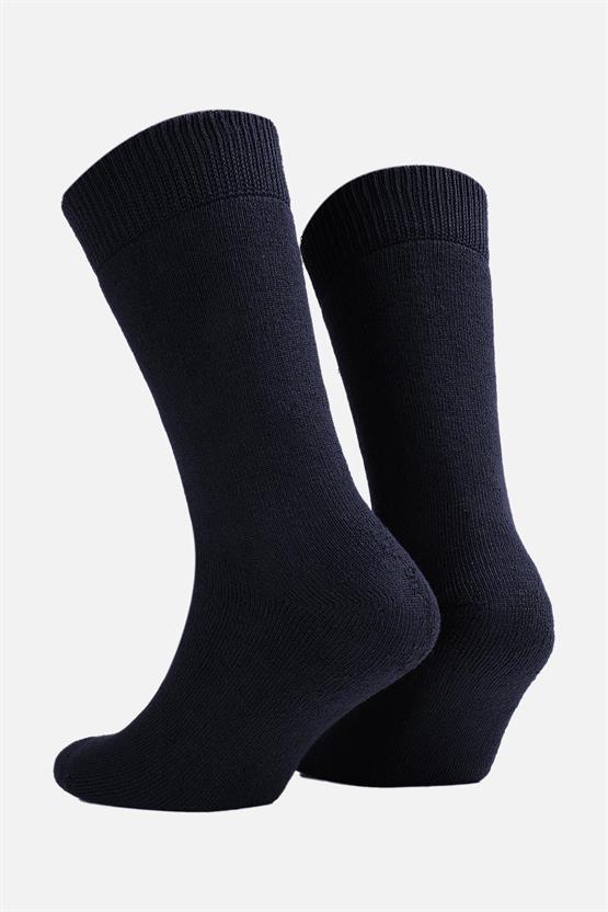 Mısırlı Unisex Termal Tekli Soket Çorap Lacivert