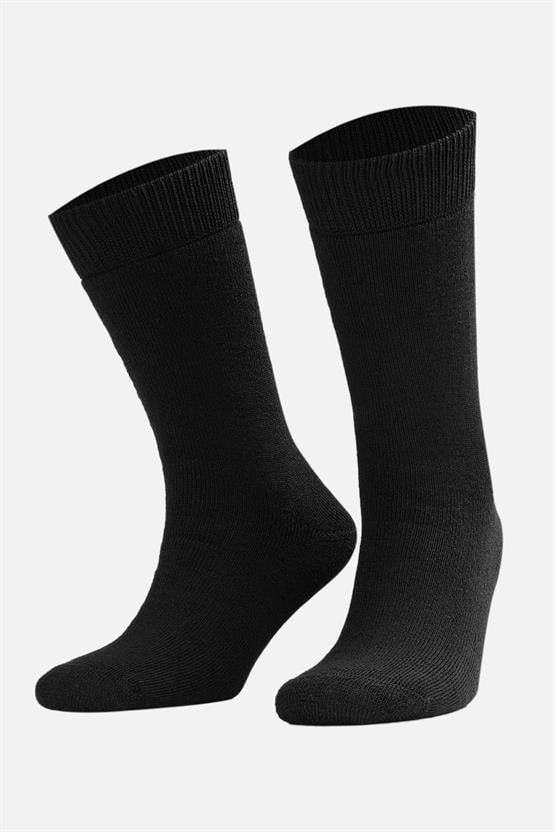 Mısırlı Unisex Termal Tekli Soket Çorap Siyah
