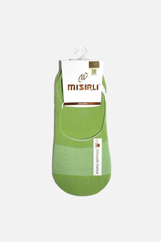 Mısırlı Kadın Bambu Tekli Yazlık Babet Çorap Yeşil
