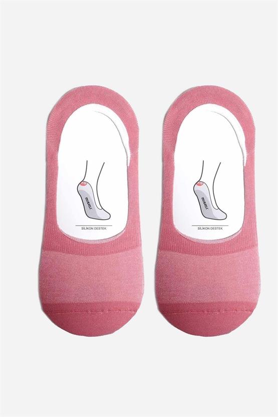 Mısırlı Kadın Bambu Tekli Yazlık Babet Çorap Pembe