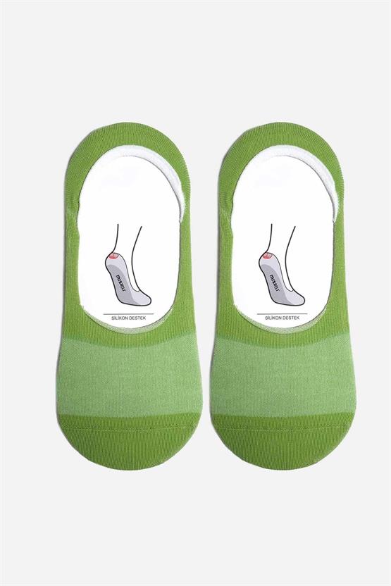 Mısırlı Kadın Bambu Tekli Yazlık Babet Çorap Yeşil