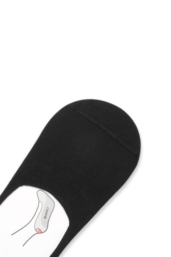 Mısırlı Kadın Bambu Tekli Yazlık Babet Çorap Siyah