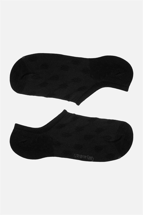 Mısırlı Kadın Bambu Tekli Yazlık No Show Çorap Siyah