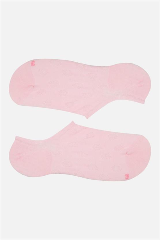 Mısırlı Kadın Bambu Tekli Yazlık No Show Çorap Pembe