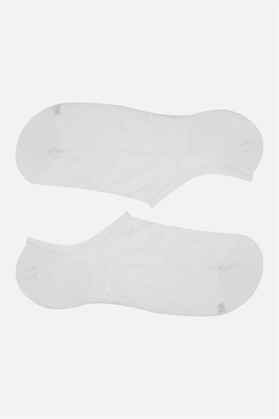 Mısırlı Kadın Bambu Tekli Yazlık No Show Çorap Ekru