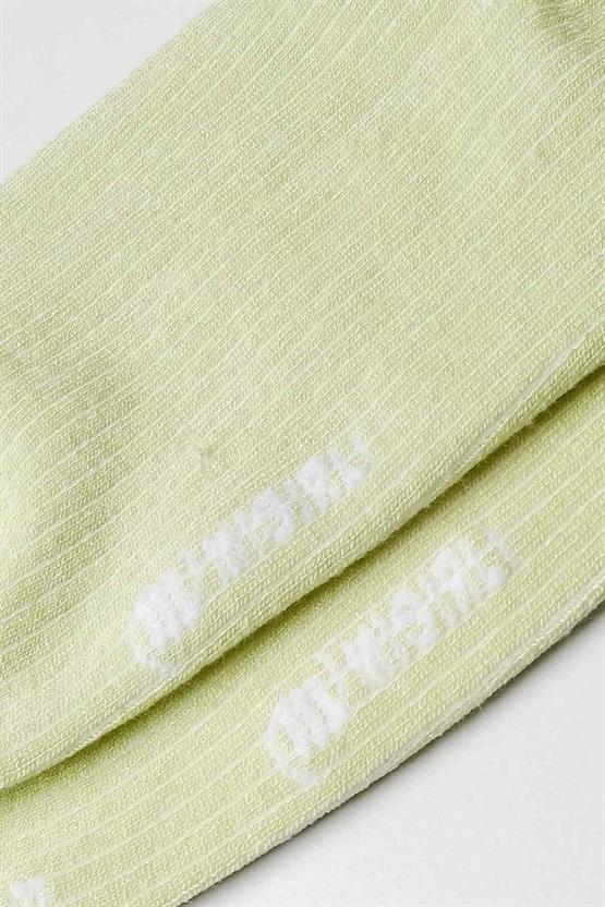 Mısırlı Kadın Bambu Tekli Yazlık No Show Çorap Yeşil