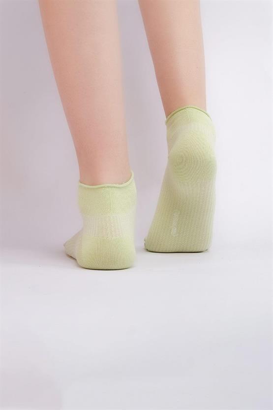 Mısırlı Kadın Bambu Tekli Yazlık Sneaker Çorap Mint