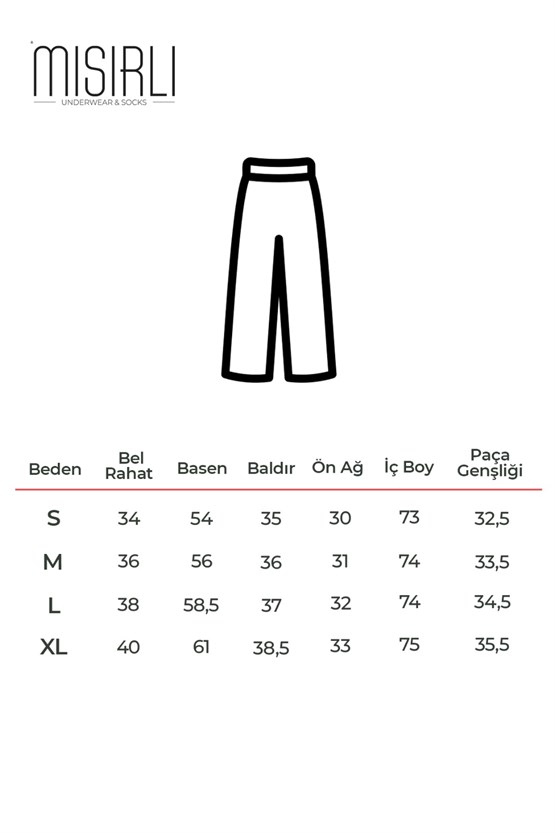 Mısırlı Kadın Dokuma Çiçekli Alt Pijama Çok Renkli