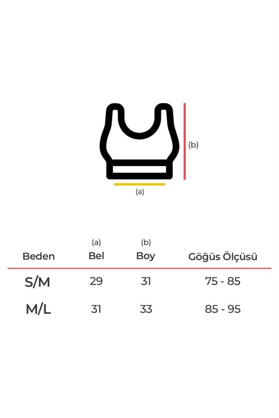 Mısırlı Kadın Kalça Toparlayıcı Çemberli Bralet-Şort Tayt Takımı Kırmızı