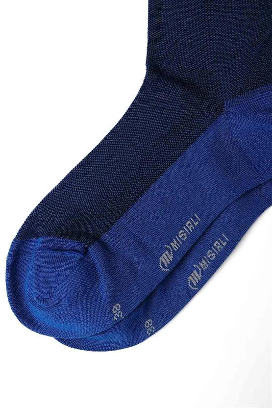 Mısırlı Kadın Merserize Tekli Soket Çorap Saks