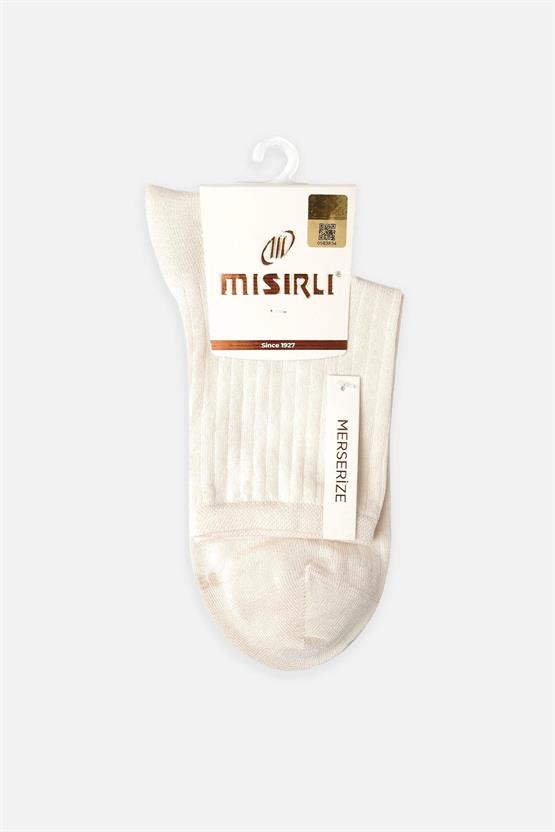 Mısırlı Kadın Merserize Tekli Soket Çorap Bej