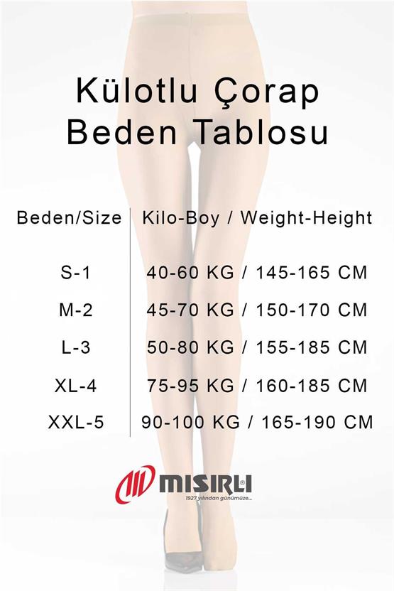 Mısırlı Kadın Mikro 100 Mat Külotlu Çorap Siyah
