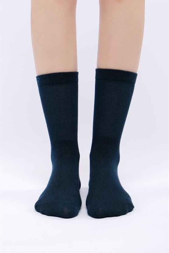 Mısırlı Kadın Modal Tekli Soket Çorap Petrol