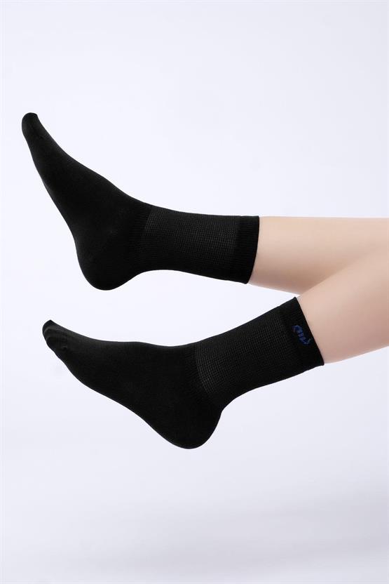 Mısırlı Kadın Modal Tekli Soket Çorap Siyah