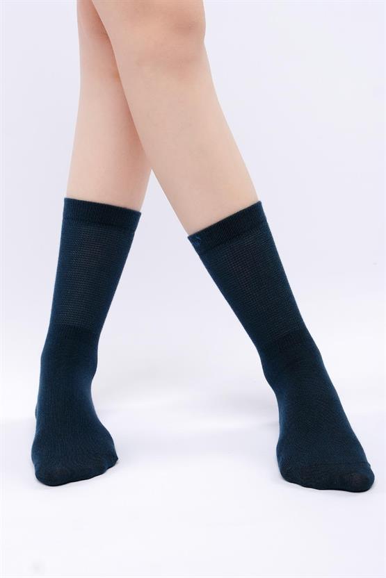 Mısırlı Kadın Modal Tekli Soket Çorap Petrol