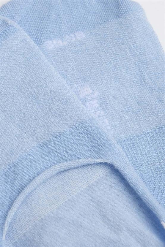 Mısırlı Kadın Modal Tekli Yazlık Babet Çorap Mavi