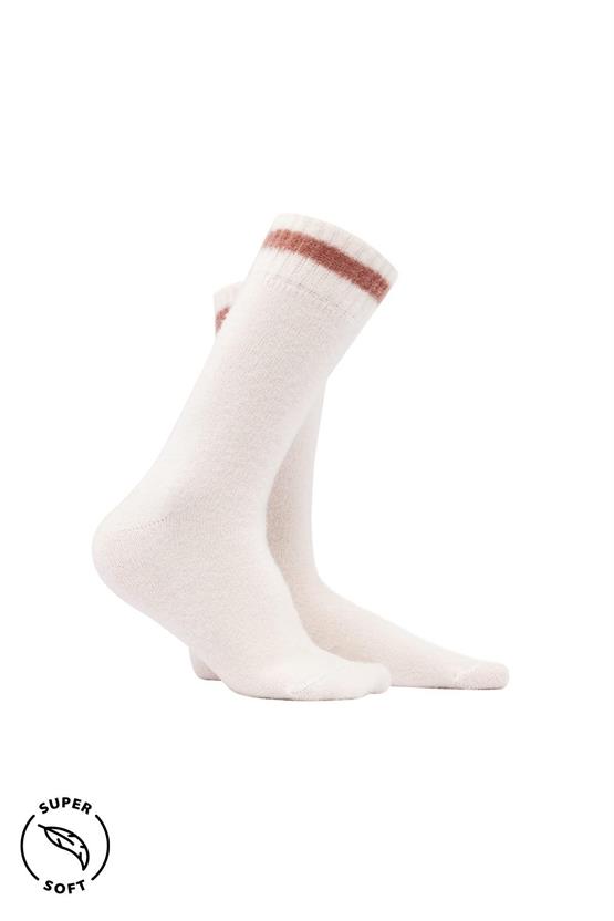 Mısırlı Kadın Soft Peluş Termal 6 Çift Kutulu Soket Çorap Çok Renkli