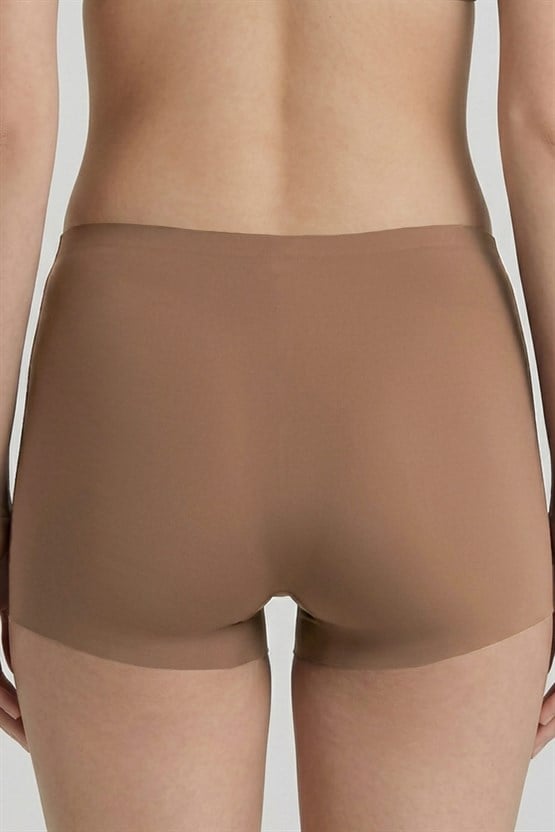 Mısırlı Lazer Kesim Shorty Koyu Ten