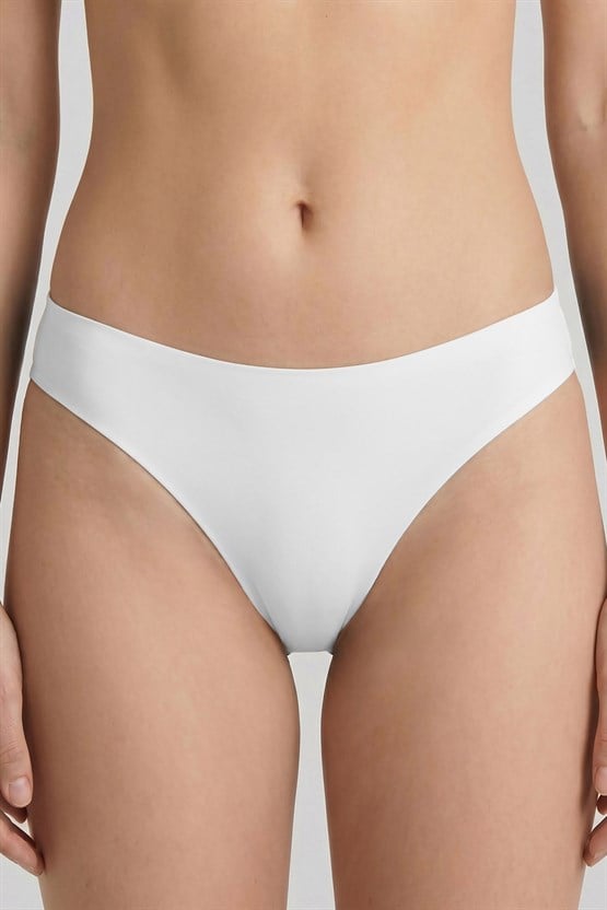 Mısırlı Lazer Kesim Slip Ekru