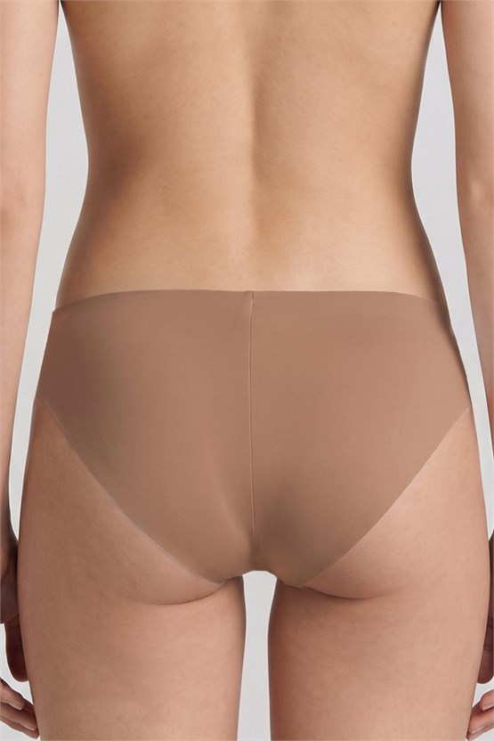 Mısırlı Lazer Kesim Slip Koyu Ten