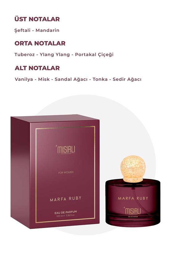 Kadın MARFA RUBY 100 ml EDP Parfümü Renksiz