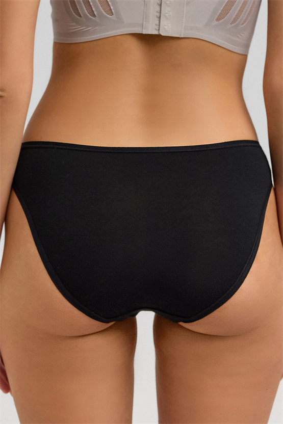 Mısırlı Micro Modal Slip Siyah