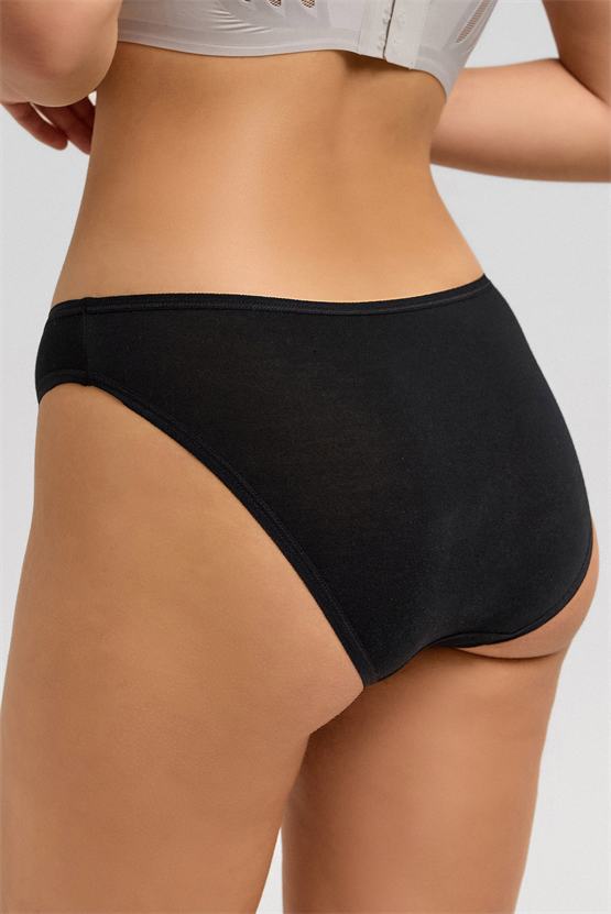 Mısırlı Micro Modal Slip Siyah