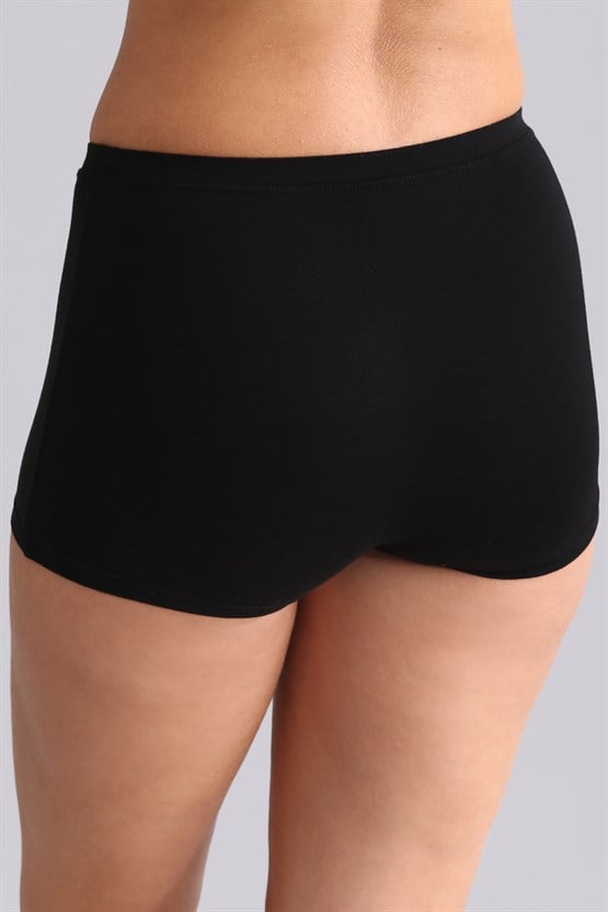 Mısırlı Modal by TENCEL ANNA Boxer Külot Siyah-Ten-Ekru