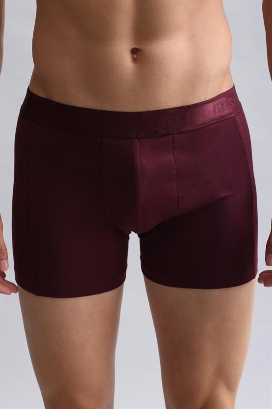 Mısırlı Modal by TENCEL Compact Cotton Klasik Boxer Bordo