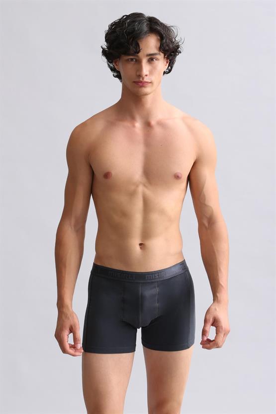 Mısırlı Modal by TENCEL Compact Cotton Klasik Boxer Antrasit