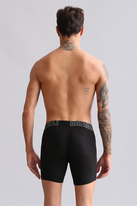Mısırlı Modal by TENCEL SPARTACUS PERFORMANCE Long Boxer Siyah