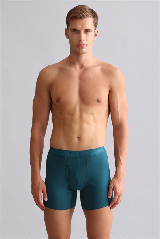 Mısırlı Modal by TENCEL SPARTACUS PLUS PERFORMANCE Long Boxer Fit Green