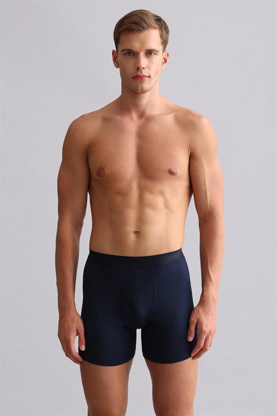 Mısırlı Modal by TENCEL SPARTACUS PLUS PERFORMANCE Long Boxer Lacivert