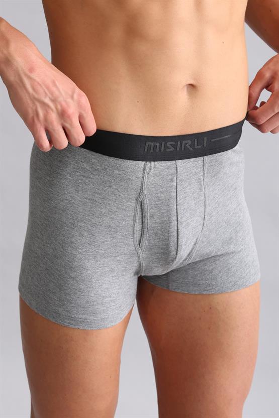 Mısırlı Modal by TENCEL SPARTACUS PLUS PERFORMANCE Boxer Açık Gri Melanj
