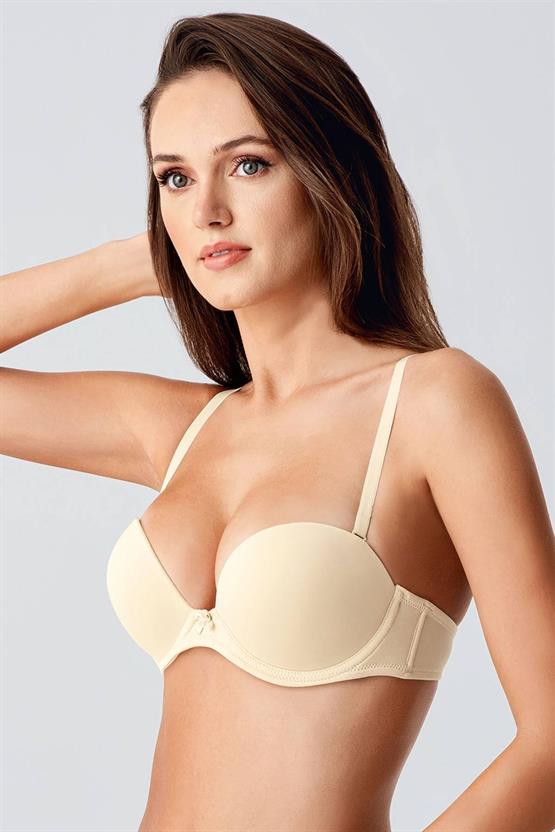 Mısırlı New Bra B Cup Extra Push Up Basic Sütyen Ten