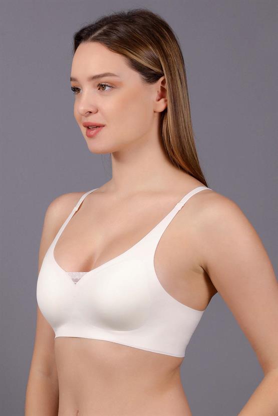 New Bra Desteksiz Hayalet Sütyen Ekru