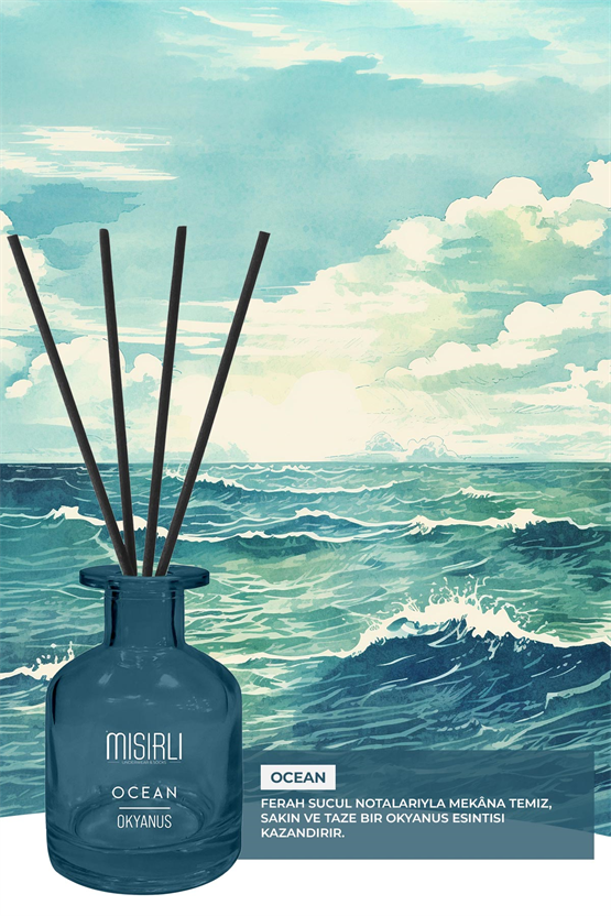 Mısırlı Ocean – 125 ml Çubuklu Oda Kokusu Renksiz