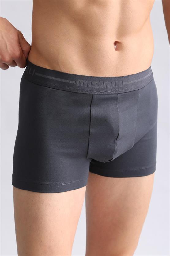 Mısırlı ORGANIC Pamuklu Compact Cotton Klasik Boxer Antrasit
