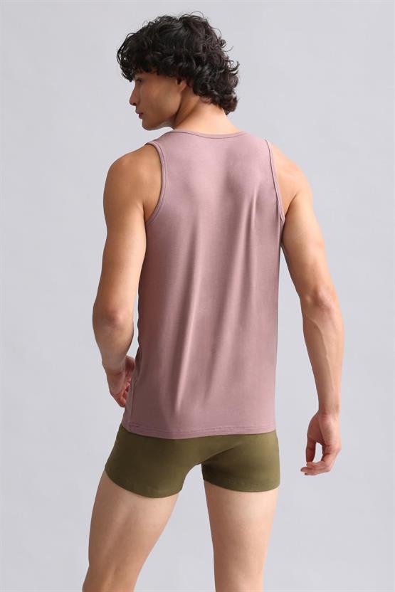 Mısırlı ORGANIC Pamuklu HERCULES Slim Fit Basic Atlet Lavender