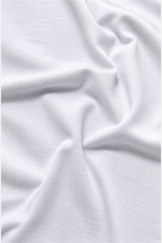 Mısırlı ORGANIC Pamuklu HERCULES Slim Fit Üçlü Fanila Beyaz