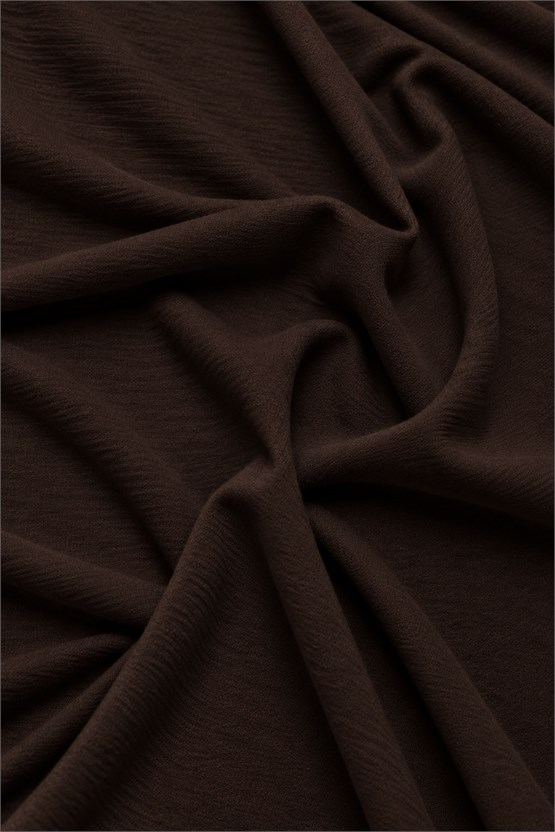 Mısırlı ORGANIC Pamuklu HERCULES Slim Fit Bisiklet Yaka Fanila Kahverengi
