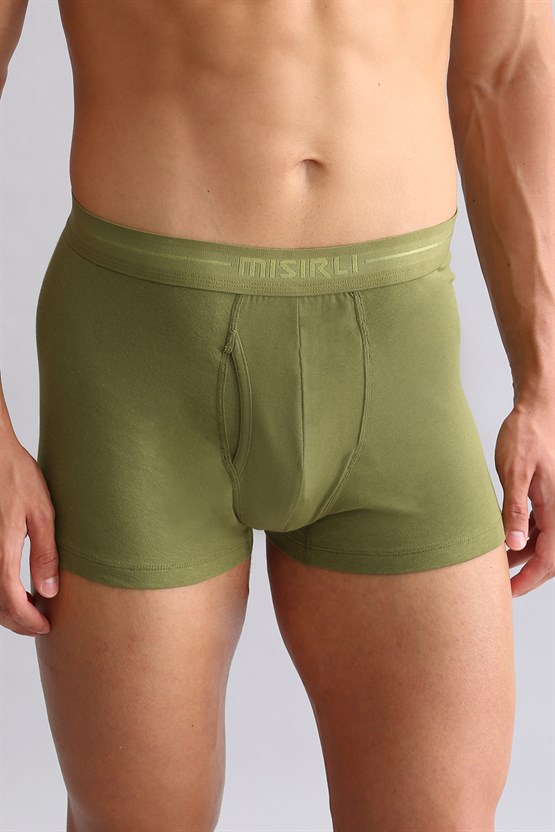 Mısırlı ORGANIC Pamuklu SPARTACUS PLUS PERFORMANCE Boxer Haki