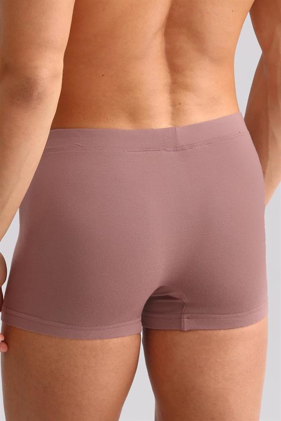 Mısırlı ORGANIC Pamuklu ZEUS LUXURY Regular Fit Metal Armalı Boxer Lavender